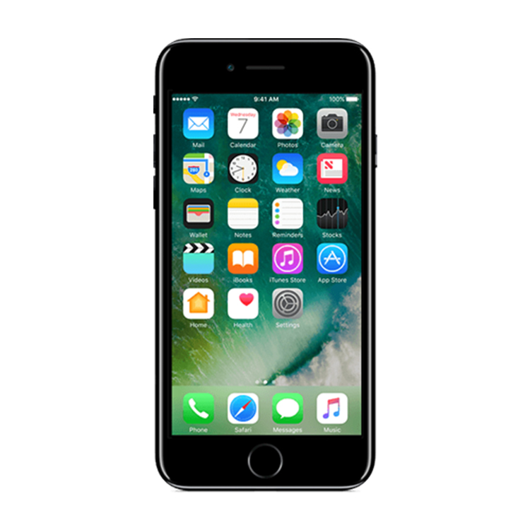 Picture of Boost Apple iPhone 7 32GB Jet Black Embedded SIM Sprint (w-Cable & Charger Head)